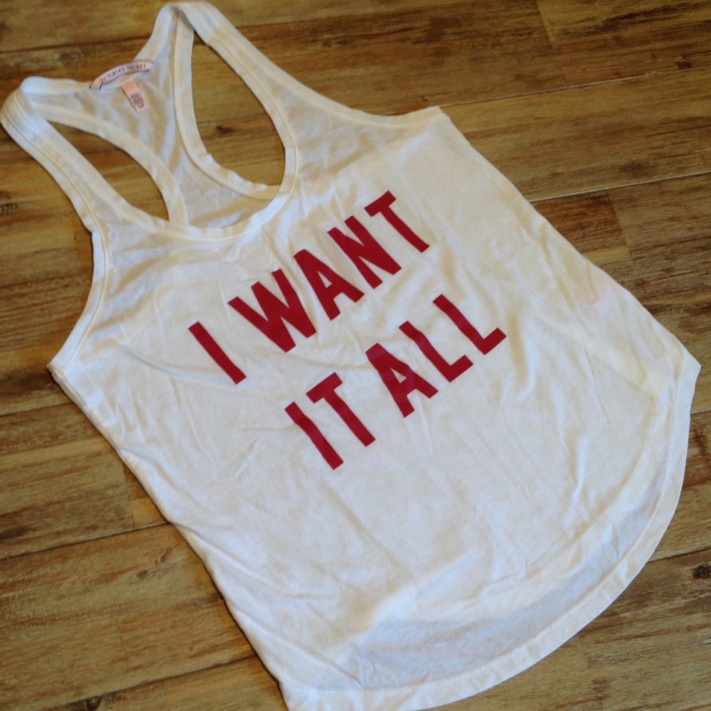 Victoria's Secret "I Want It All" Tank